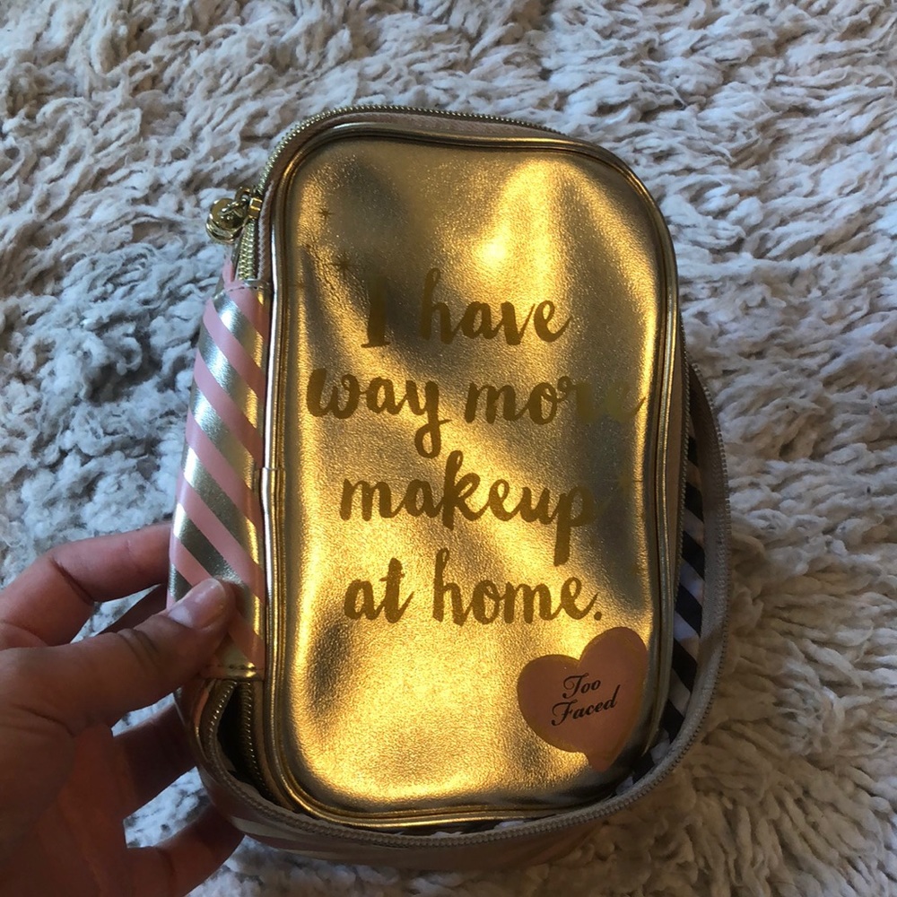 Too faced makeup bag